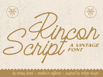 Rincon Script Font