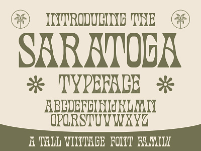 Saratoga Typeface