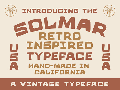 Solmar Typeface