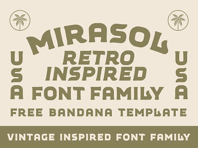 Mirasol Vintage Typeface