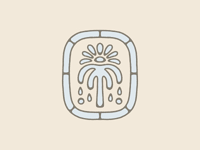 Sun & Palm badge design badge logo california illustration nienowbrand palm retro sun sun and palm tropical design vintage vintage design