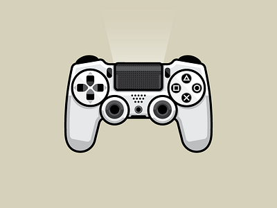 DualShock 4 controller illustration ps4 vector video games