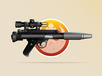 Rebel Blaster blaster illustration rebels star wars vector