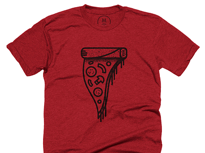 Pizzaquito! Tee cotton bureau illustration pizza shirt taquito