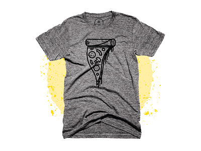 Pizzaquito! Tee2: Judgment Day cotton bureau illustration pizza shirt taquito vector