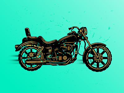 Moto bike illustration motorcycle vector vintage
