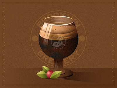 Black Chocolate Stout beer beer for breakfast brewery brooklyn cherry chocolate grain illustration photoshop stout vector