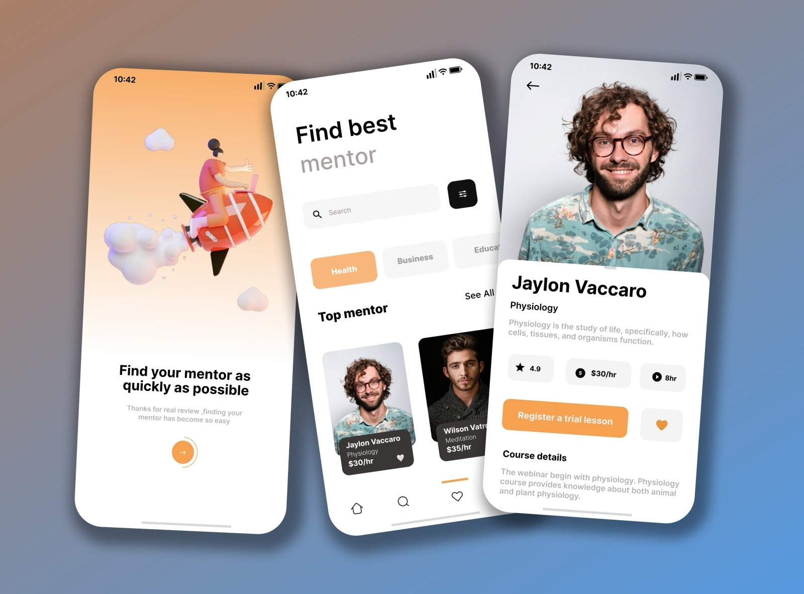 Find Best Mentor UI/UX Design by Harsh Parekh on Dribbble