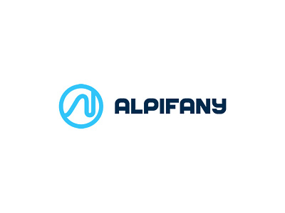 Alpifany brand branding clean clothing identity logo pnw snow