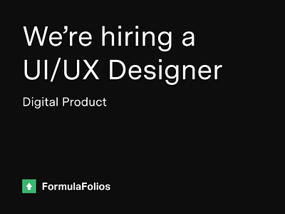 We're Hiring!