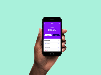 Send n Receive app cash finance fintech product design ui