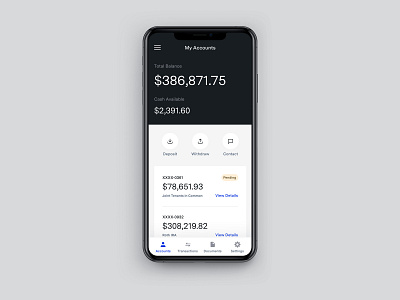 Investment Accounts for Mobile