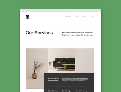 CR Services clean landing page minimal simple