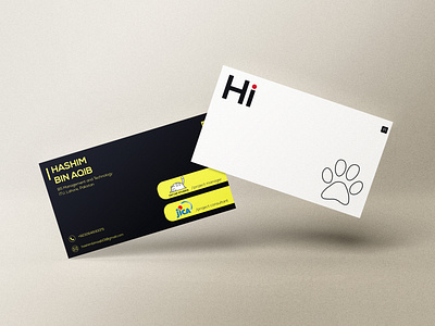 Modern minimalist business card designs