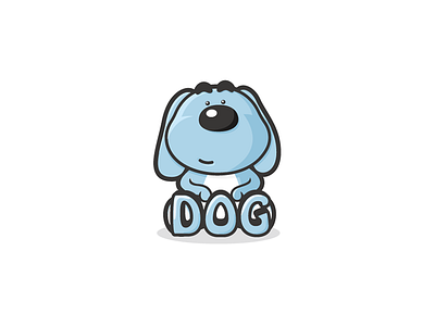 A lovely dog cartoon cute dog illustrator lovely zodiac