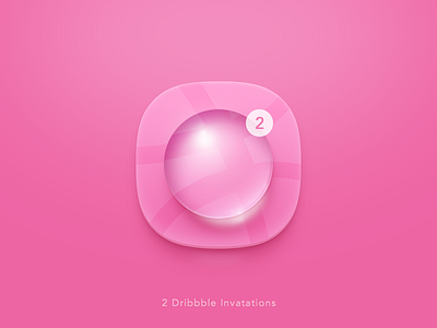 2 Dribbble Invitations bubble code crystal ball draft dribbble drop giveaway invitation invite invited player ticket