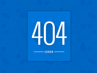 404 Error 404 blue diamonds error