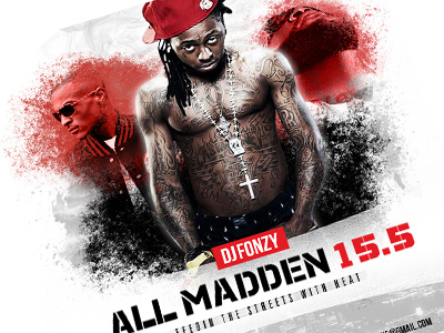 All Madden 15.5 Mixtape Cover cd football hiphop lil wayne rap red rick ross t.i.