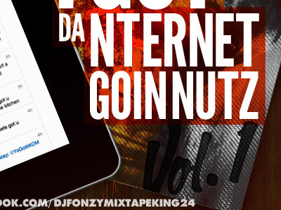 Nternet Goin' Nutz album art calgary calgary script cd cover futura internet ipad league gothic