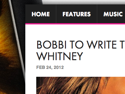 Bold. celebrities cheetah futura ipad navigation wordpress