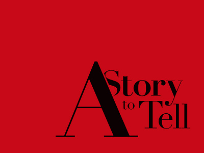 A Story to Tell album artwork beats cd dark hiphop instrumental music red serif story