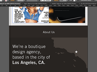 Los Angeles about us california design illustrator los angeles mobile webdesign