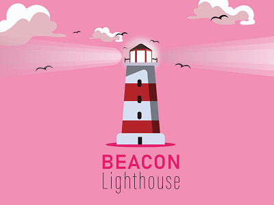 Beacon adobe illustrator branding design graphic design illustration illustrator logo logo challenge logos motion graphics typography vector