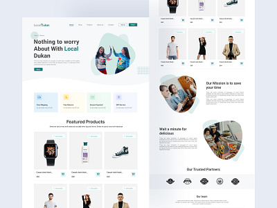 landing page ecommerce graphic design illustration landing page ecommerce ui ui ux