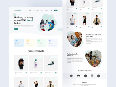 landing page ecommerce