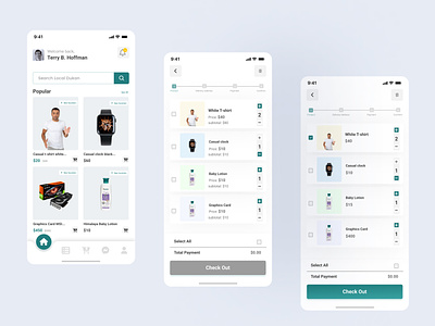 Ecommerce app design