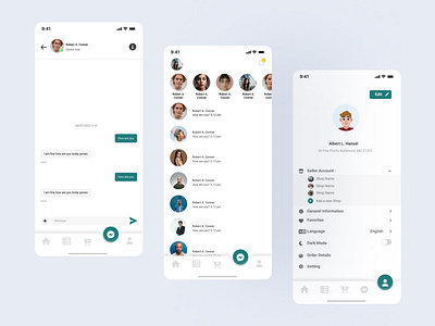 chat with other Ui design