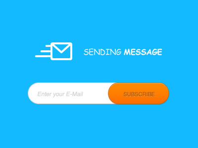 Subscribe Form button email form icon input layer message psd send subscribe template text theme
