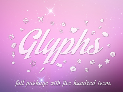 Glyphs shot