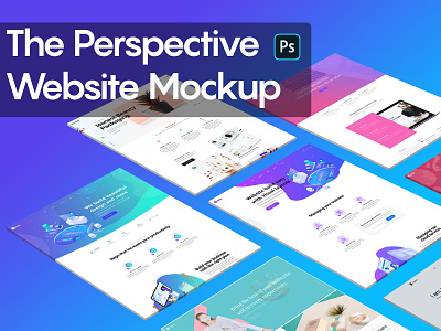 perspective website mockup