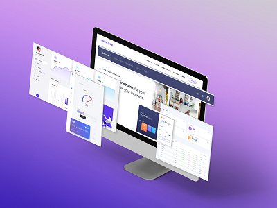 Download Perspective Website Mockup Designs Themes Templates And Downloadable Graphic Elements On Dribbble