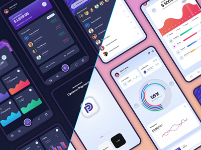 Daynamic Payments App admin panel app design application dashboard interface iphone12 mobile design online baning payment app transfer money ui design ux design wallet app