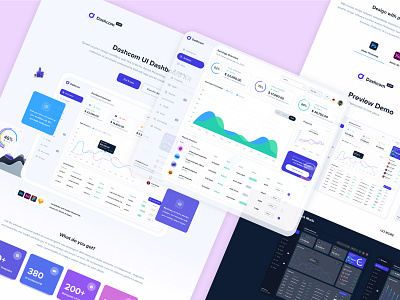 Dashboard UI Kit application dashboard dashboard ui kit web ui webdesign website builder website concept