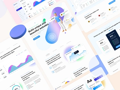 Landing Prototyping blocks boost designer resources designer tools drag drop hero landing premade prototyping resource stylize template visualize website