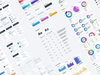 Visual Composer bars cards charts dashboard illustration infographics logo ui ui designer ui elements visual composer webdesign