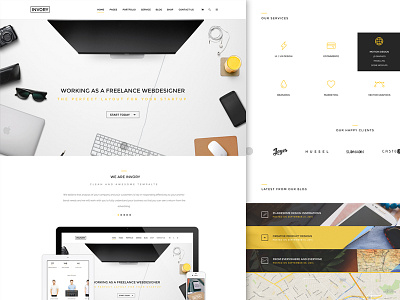 Invory - Multi-Purpose PSD Template