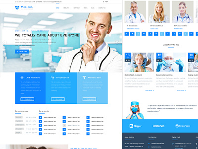 Medical Template clinic corporate doctor health health care hospital medical medicine modern professional template wellness