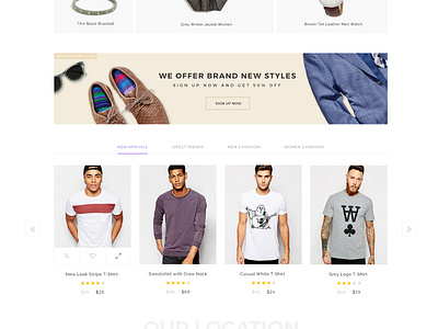 Fashion eCommerce PSD template by KL-Webmedia on Dribbble