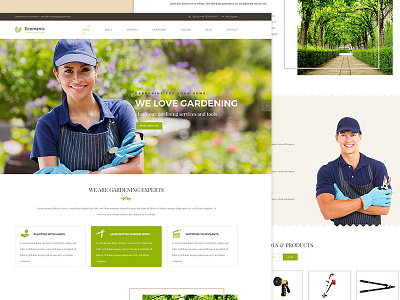 Ecomanic landscaping website design