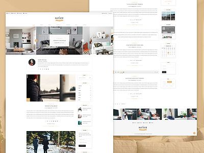WIP Blogging Theme blog blogging theme creative design flat minimal style template wordpress
