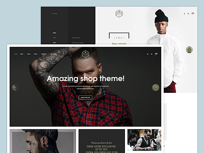 Orise Store Multi-Concept creative fashion html minimal shop store template theme webdesign