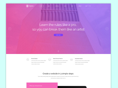 Design WIP branding builder creative design minimal template theme webdesign websitte