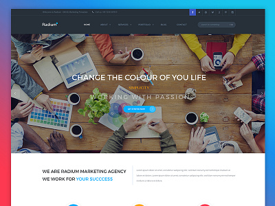 Creative Agency - Landing Page Design