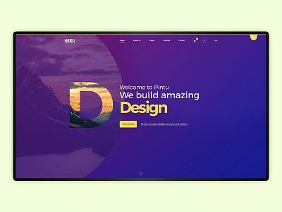 Header Concept adobe photoshop concept creative header hero psd slider