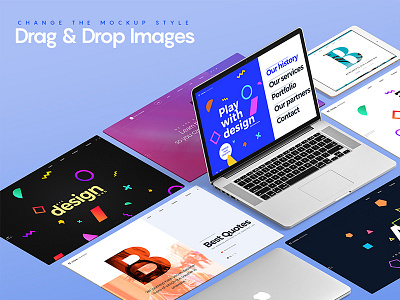 Isometric Mockup isometric isometric mockup mockup webdesign mockup website website mockup