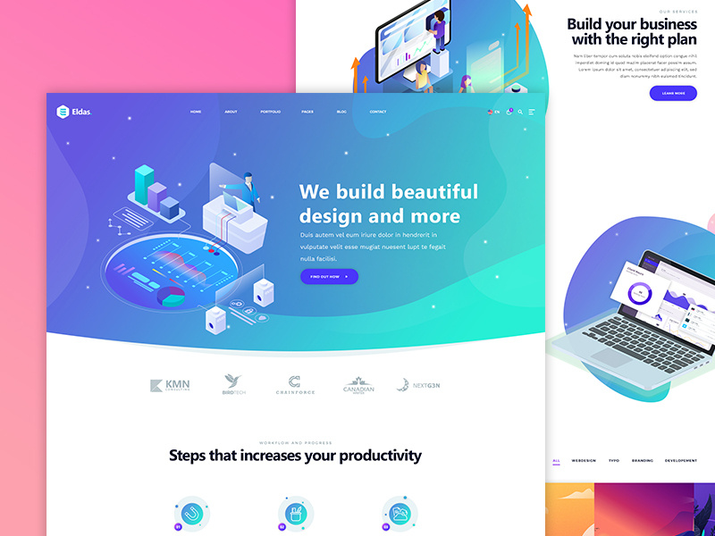 WordPress Design Concept by KL-Webmedia on Dribbble